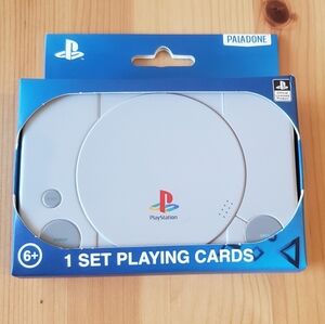 Playstation Playing Cards with Console Tin (NEW!)